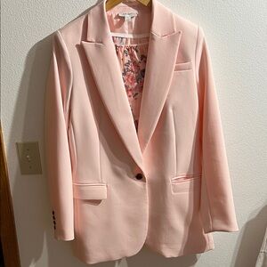 Pink Blazer with Floral bloomers
